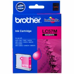 کارتریج جوهر افشان اورجینال قرمز 57M برادر Brother LC-57M Magenta Original Ink Cartridge