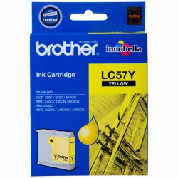 کارتریج جوهر افشان اورجینال زرد 57Y برادر Brother LC-57Y Yellow Original Ink Cartridge