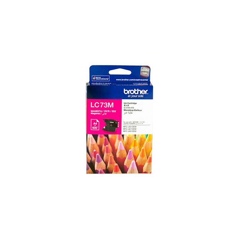 کارتریج جوهر افشان اورجینال قرمز 73M برادر Brother LC-73M Magenta Original Ink Cartridge کارتریج جوهر افشان اورجینال قرمز 73M برادر Brother LC-73M Magenta Original Ink Cartridge