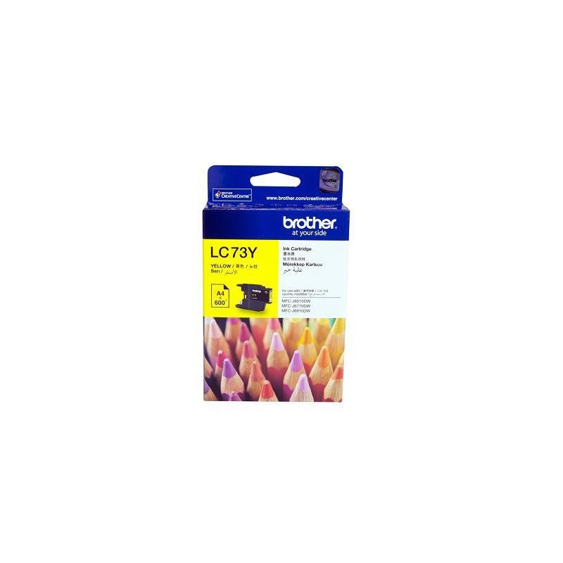 کارتریج جوهر افشان اورجینال زرد 73Y برادر Brother LC-73Y Yellow Original Ink Cartridge کارتریج جوهر افشان اورجینال زرد 73Y برادر Brother LC-73Y Yellow Original Ink Cartridge