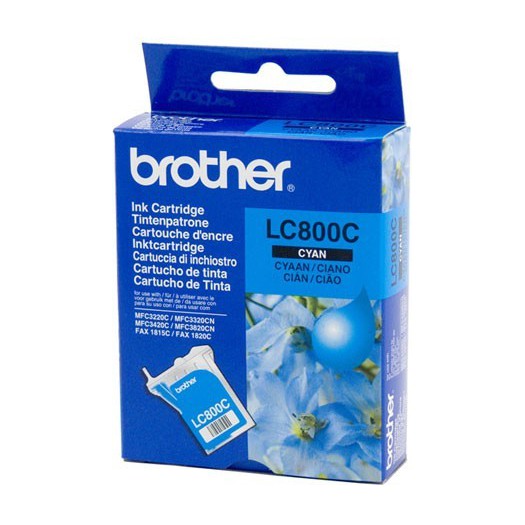 کارتریج جوهر افشان اورجینال آبی 800C برادر Brother LC-800C Cyan Original Ink Cartridge
