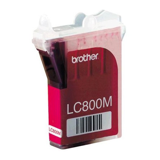 کارتریج جوهر افشان اورجینال قرمز 800M برادر Brother LC-800M Magenta Original Ink Cartridge