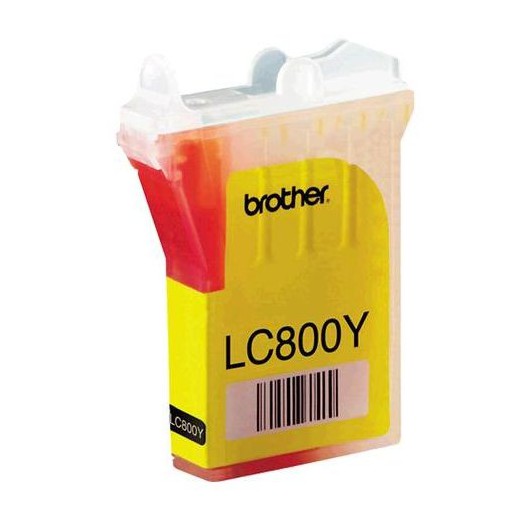 کارتریج جوهر افشان اورجینال زرد 800Y برادر Brother LC-800Y Yellow Original Ink Cartridge