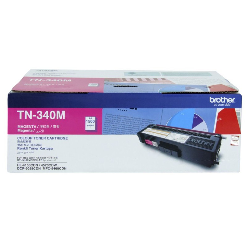 کارتریج لیزری اورجینال قرمز 340 برادر Brother Original Magenta Laser Toner Cartridge TN-340 کارتریج لیزری اورجینال قرمز 340 برادر Brother Original Magenta Laser Toner Cartridge TN-340