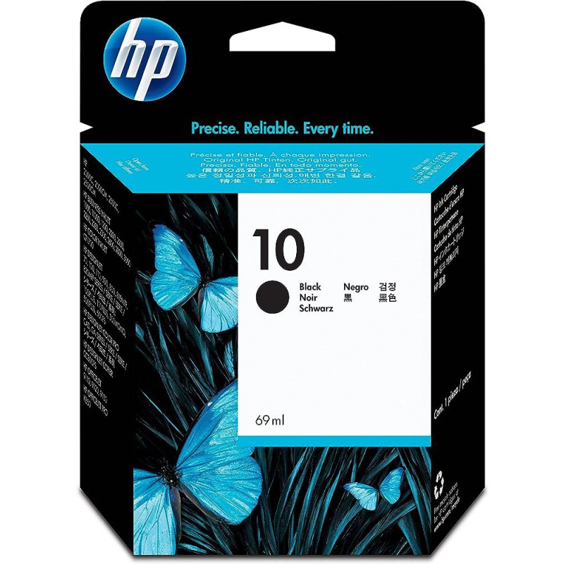 HP 10 Black Original Ink Cartridge-C4844A HP 10 Black Original Ink Cartridge-C4844A