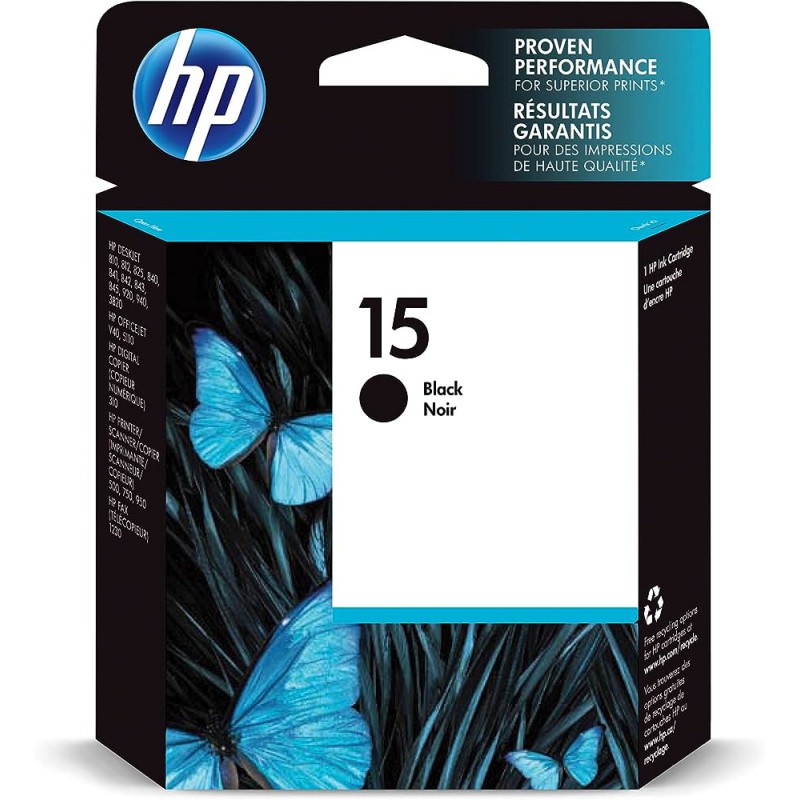 HP 15 Black Cartridge-C6615DN HP 15 Black Cartridge-C6615DN