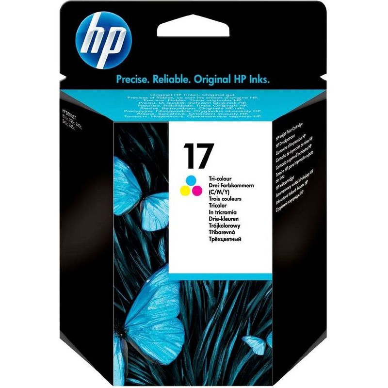 HP 17 Tri-color Cartridge-C6625A HP 17 Tri-color Cartridge-C6625A