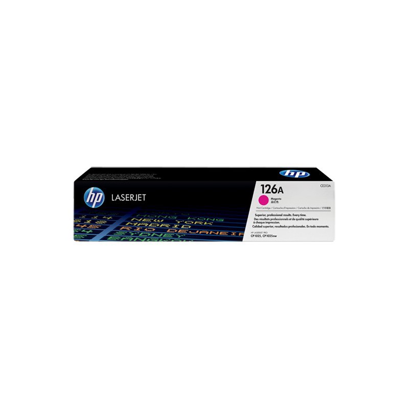 کارتریج لیزری اورجینال قرمز 126A-CE313A اچ پی HP 126A Magenta Original LaserJet Toner Cartridge-CE313A کارتریج لیزری اورجینال قرمز 126A-CE313A اچ پی HP 126A Magenta Original LaserJet Toner Cartridge-CE313A