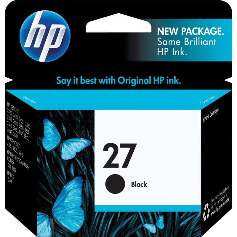 HP 27 Black Cartridge-C8727AN HP 27 Black Cartridge-C8727AN