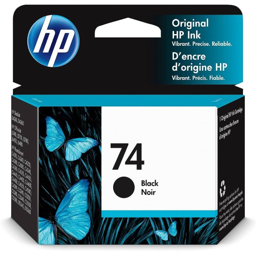 HP 74 Black Cartridge-CB335WN